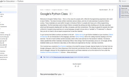 Google’s Python Class