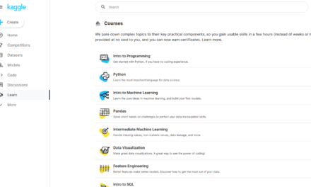 Kaggle’s micro courses 