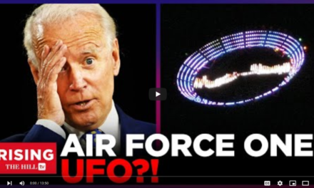 Aliens Trail Biden on AirForce One